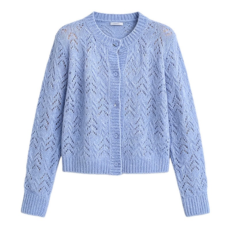 Höhle Cashmere Damen Cashmere Stricken Open Shirt